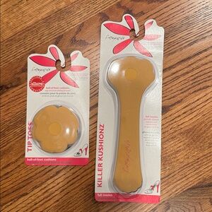 Foot Petals Killer Kushionz and Tip Toes Cushion Set - Tan